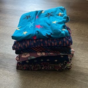 Lot of 6 pcs LuLaRoe One Size Leggings